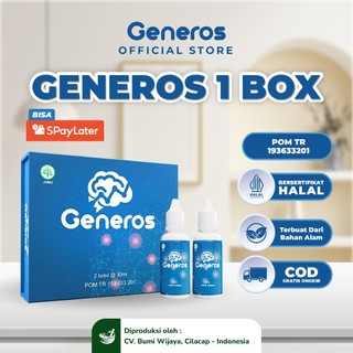 Generos Official Store - Multivitamin Bantu Atasi Speech Delay dan Menstimulasi Kecerdasan Otak Anak - 1 Box