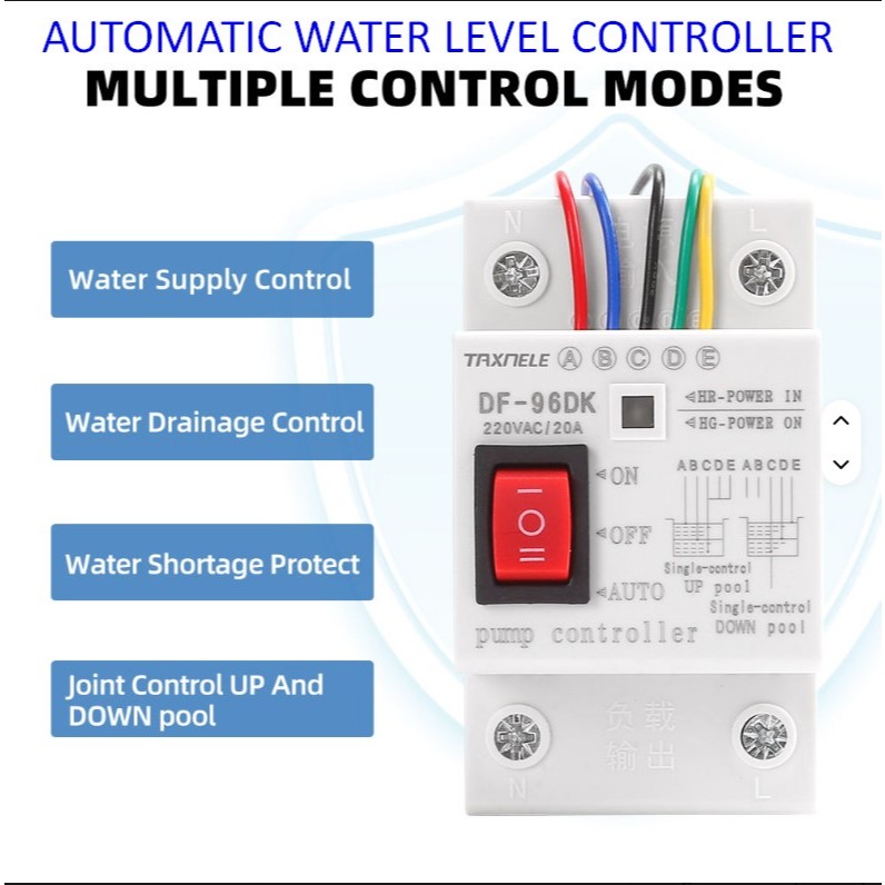 ตัวควบคุมระดับน้ําอัตโนมัติ WLC Taxnele DF-96DK