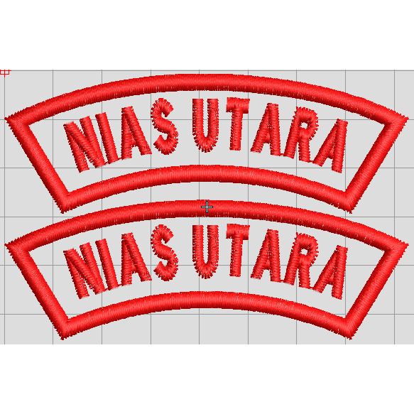 NORTH NIAS KWARCAB EMBROIDERY KWARTIR BRANCH NORTH SUMATRA
