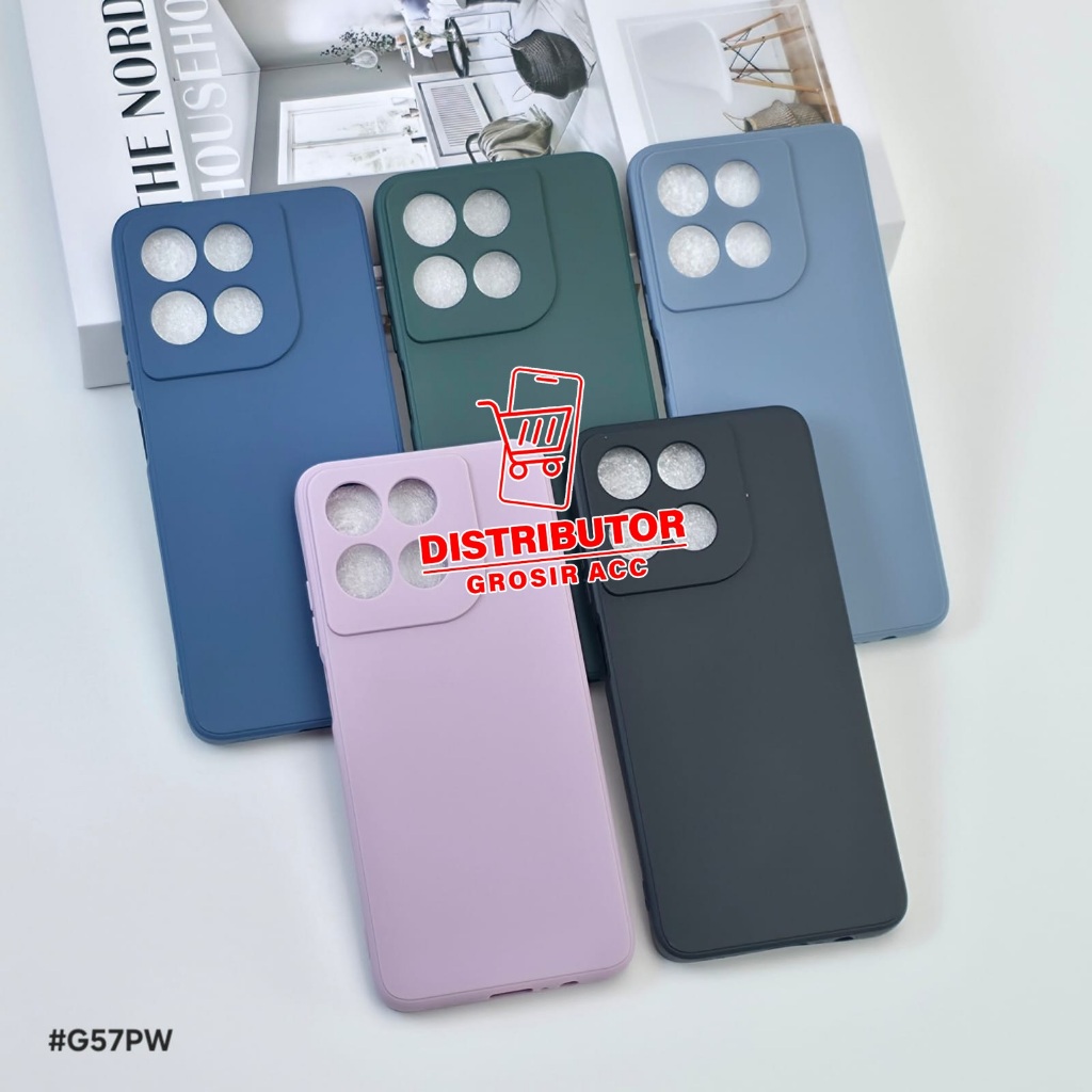MOTO G57 POWER MOTO G67 POWER CASE MACAROON SQUARE EDGE SOFT CASE LIQUID EDGE MOTO G57 POWER MOTO G6