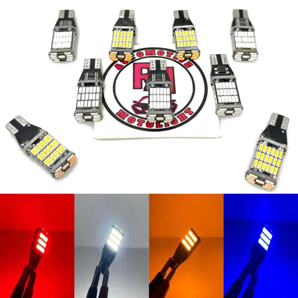 T10 T15 Motorcycle & Car LED Turn Signal – ความสว่างสูงสุด | โคมไฟสว่างสุด