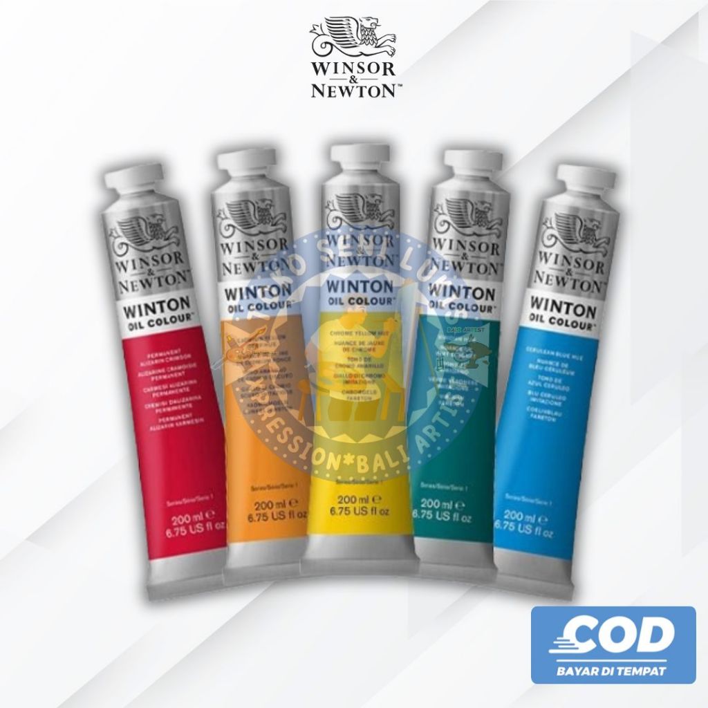 WINSOR & NEWTON OIL PAINT 200 ML - WINSOR & NEWTON OIL COLOR 200 ML