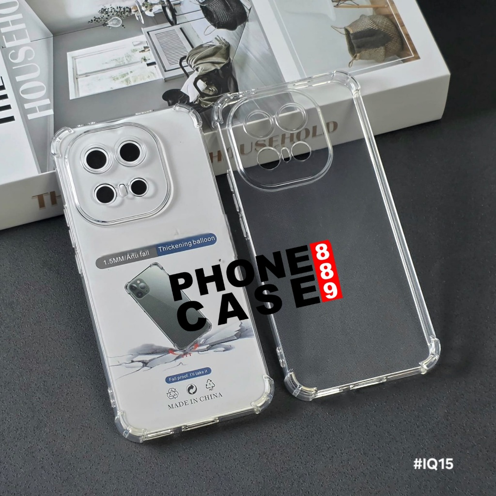 IQOO 15 CASE CLEAR AIRBAG ANTI CRACK CASE BENING IQOO 15 (AB-01)