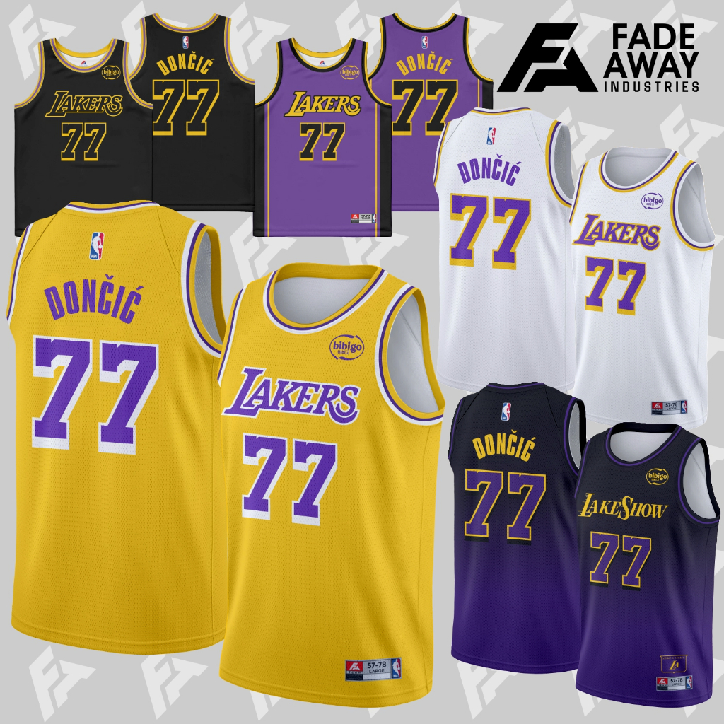 DONCIC 77 LAKERS BASKETBALL JERSEY