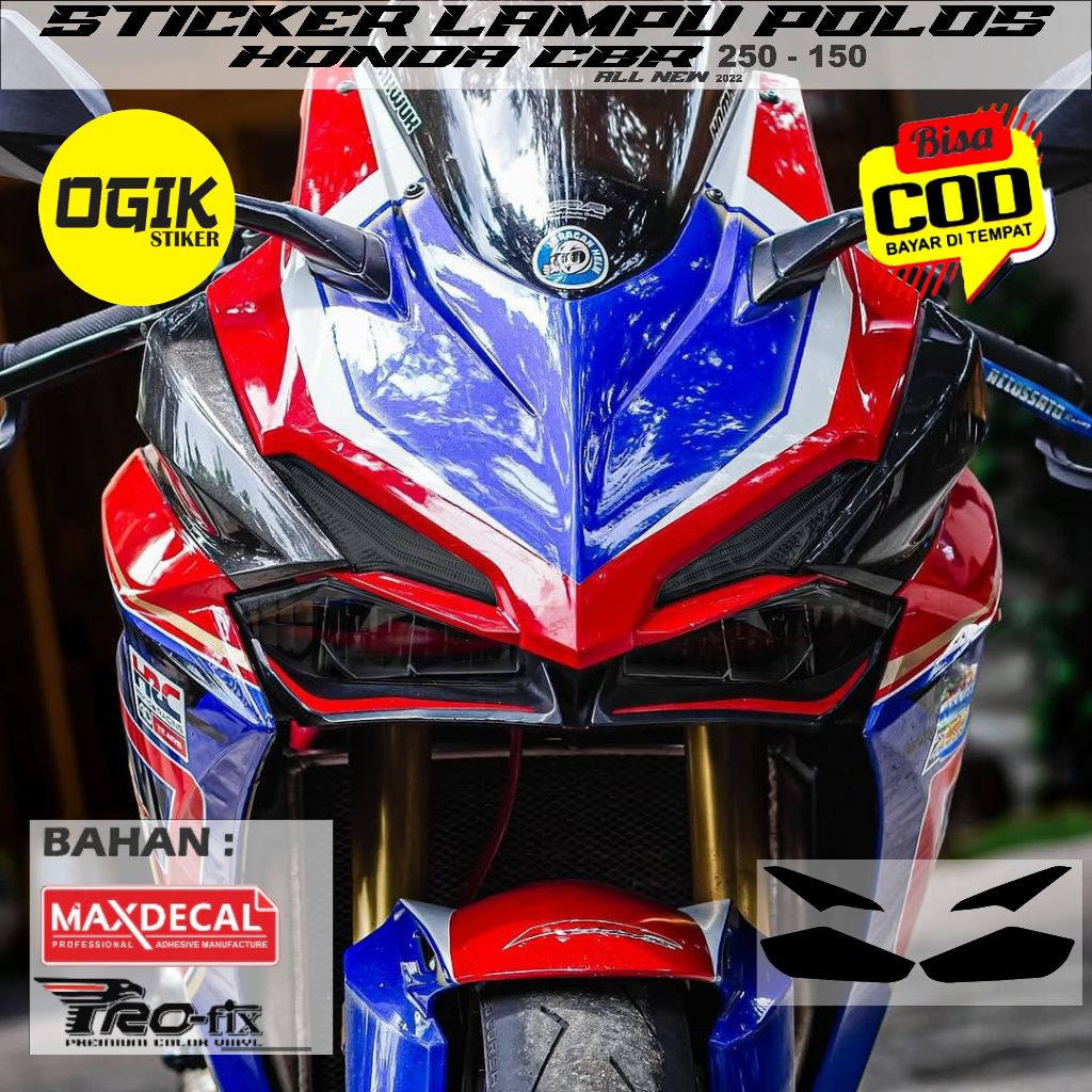 MATA Honda new cbr 150R สติ๊กเกอร์ไฟหน้าและคิ้ว รูปที่ 2