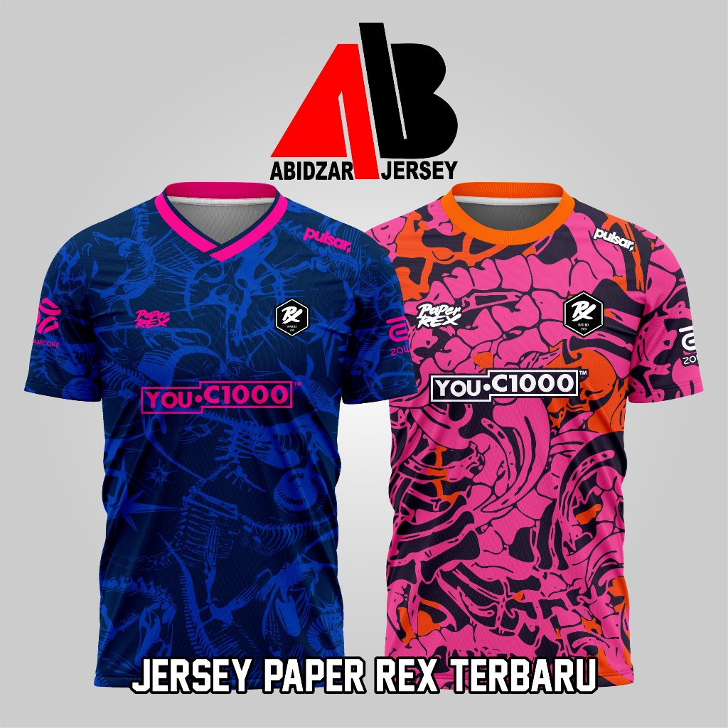 เสื้อยืดเกมที่กําหนดเอง PRX Paper Rex 2026 ล่าสุดพร้อมชื่อการพิมพ์เต็มรูปแบบ
