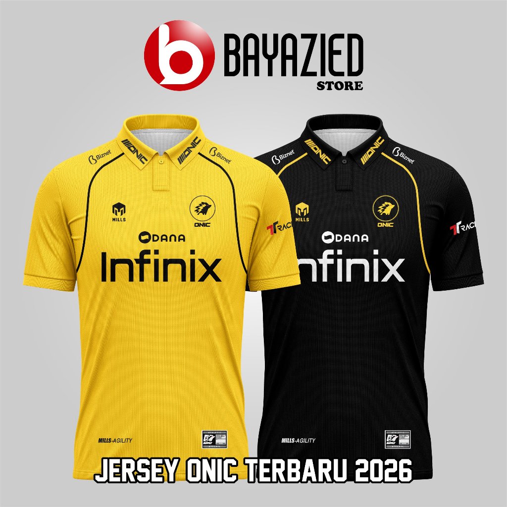 ล่าสุด Onic Jersey 2026 Season 17 เสื้อยืดกีฬาเกมการพิมพ์เต็มรูปแบบ