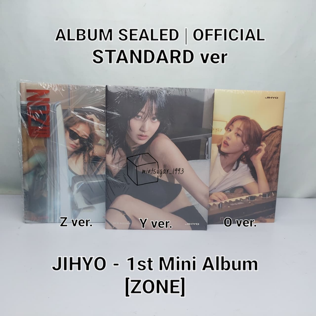 [ READY SEALED ] JIHYO - อัลบั้มมินิอันดับ 1 [ ZONE ] ( Standard ver ) ( Z ver | Y เวอร์ชั่น | O ver
