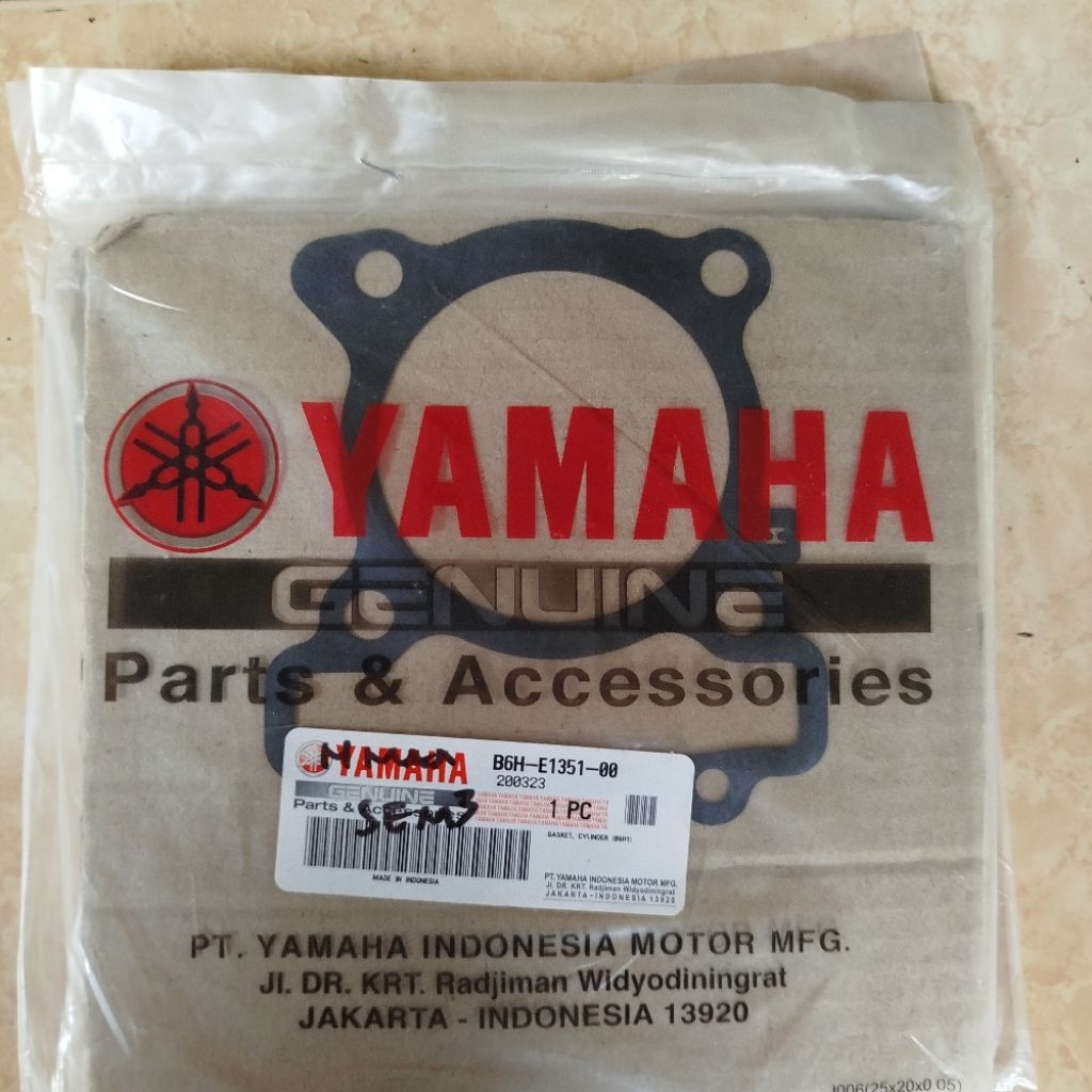 แพ็คเกจปะเก็นบล็อกล่าง Aerox Nmax ดั้งเดิม YGP B6H-E1351-00