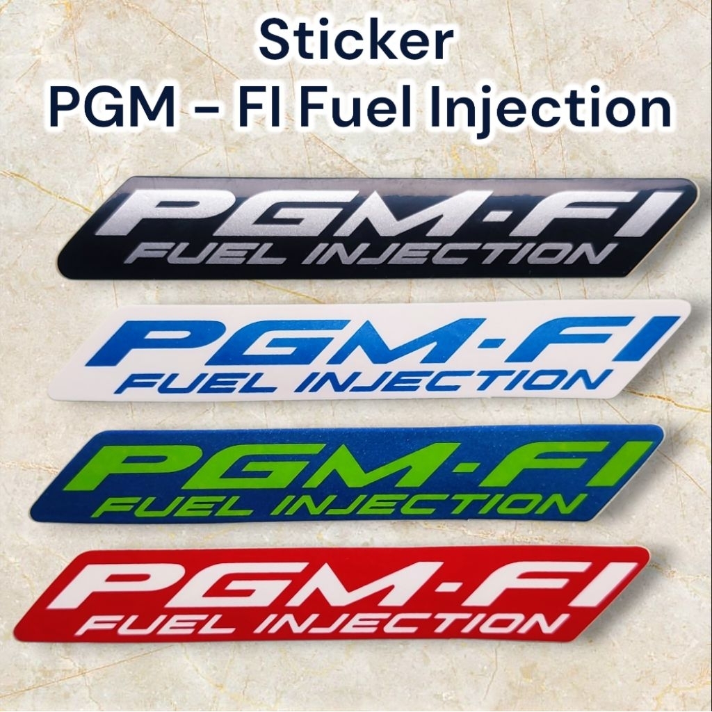 สติ๊กเกอร์ PGM-FI FUEL INJECTION สําหรับตัดแต่งร่างกายรถจักรยานยนต์| สติ๊กเกอร์แถบ PGM FI