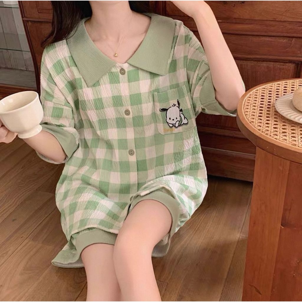 JF - ชุด HP PAJAMA นําเข้า / กางเกงร้อนนําเข้า PAJAMA / PREMIUM KOREAN WOMENS PAJAMA
