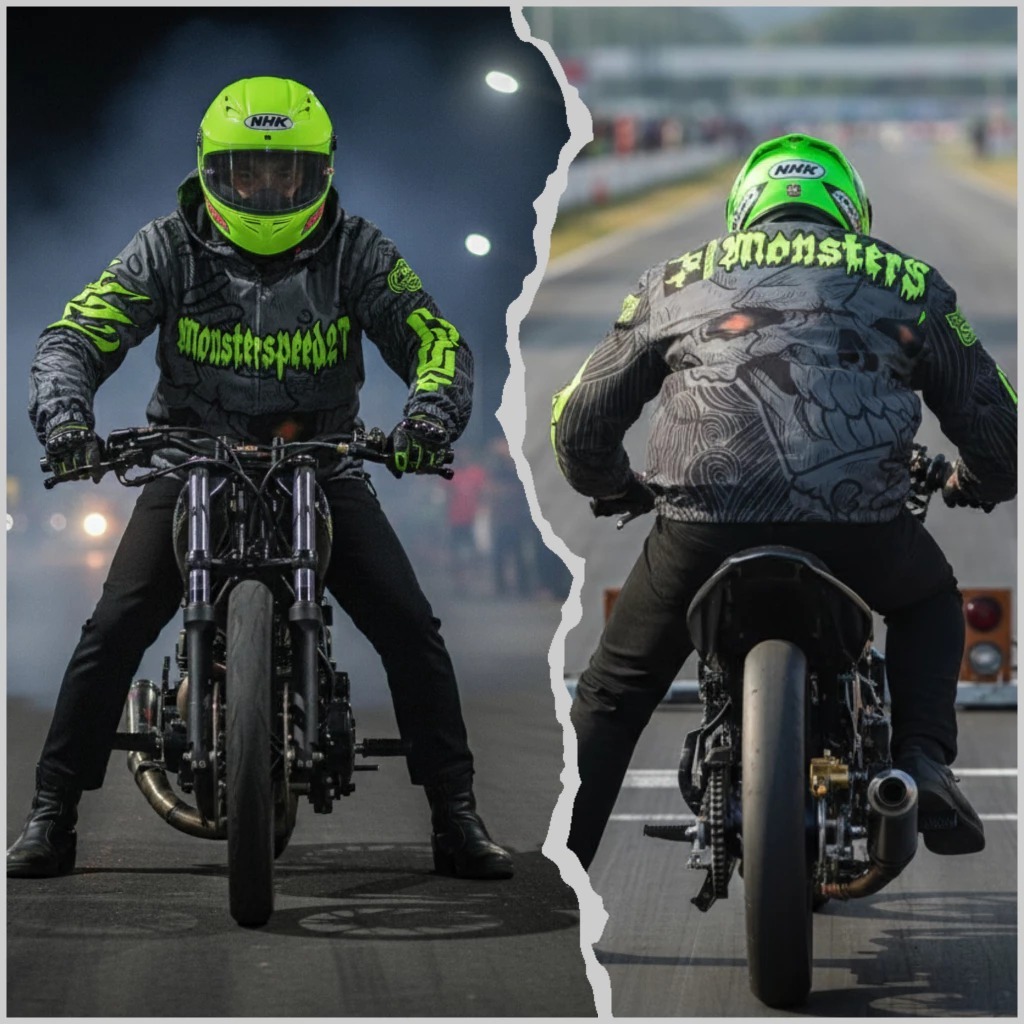 เสื้อแจ็คเก็ตแข่ง Mspeed27 Monster Speed27 บทความล่าสุด วัสดุร่มชูชีพกันน้ํา/MS
