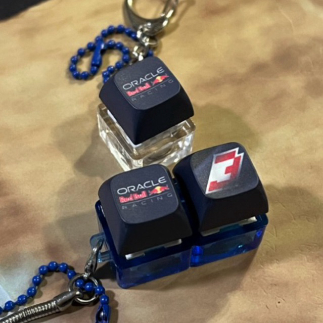 Redbull Racing F1 Keycap Fidget Keyring Max Verstappen