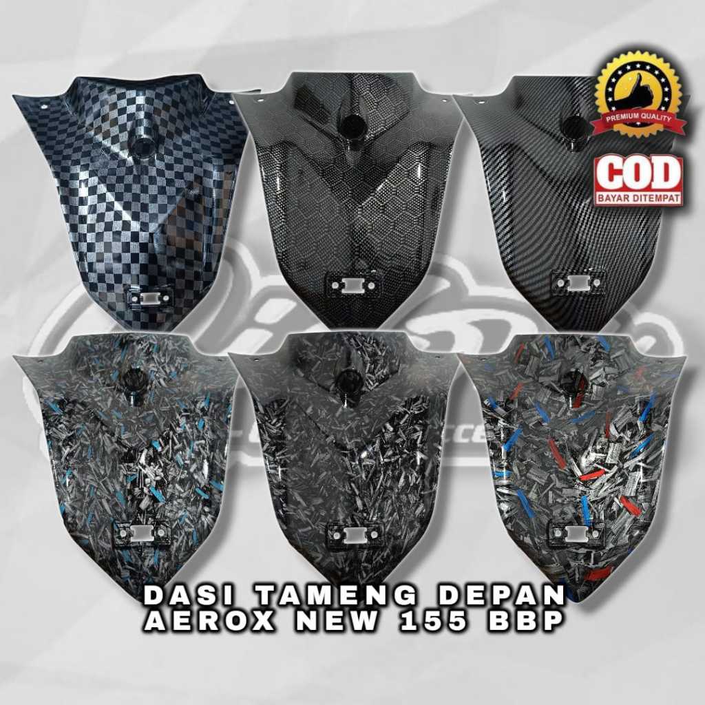Tie shield ฝาครอบแผงที่ยึดแผ่นหน้า aerox new 155 BBP carbon wtp dip