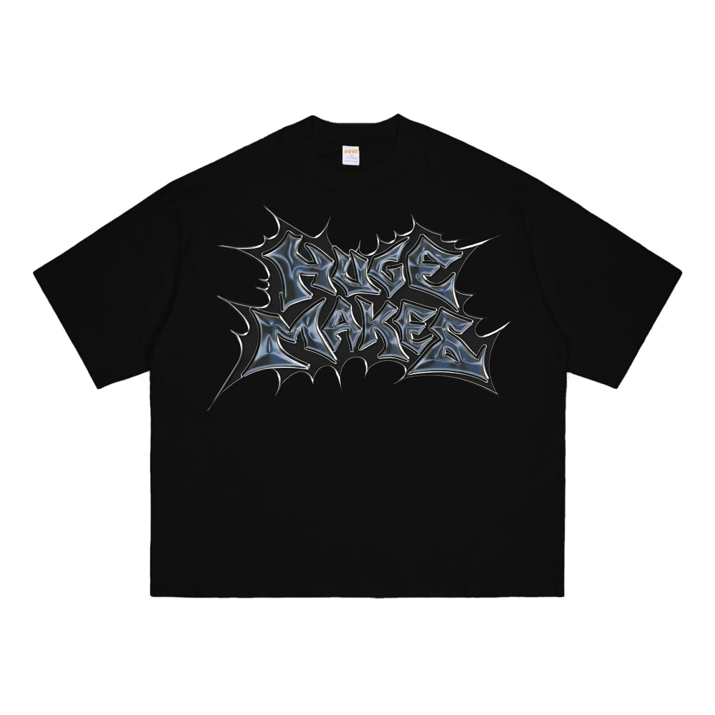 HUGE TShirt Oversize Boxy fit 16s TShirt Boxy Heavyweight Oversize Chrome Brutal