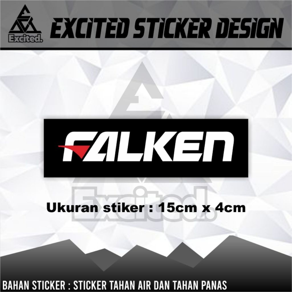 สติ๊กเกอร์ไวนิล FALKEN