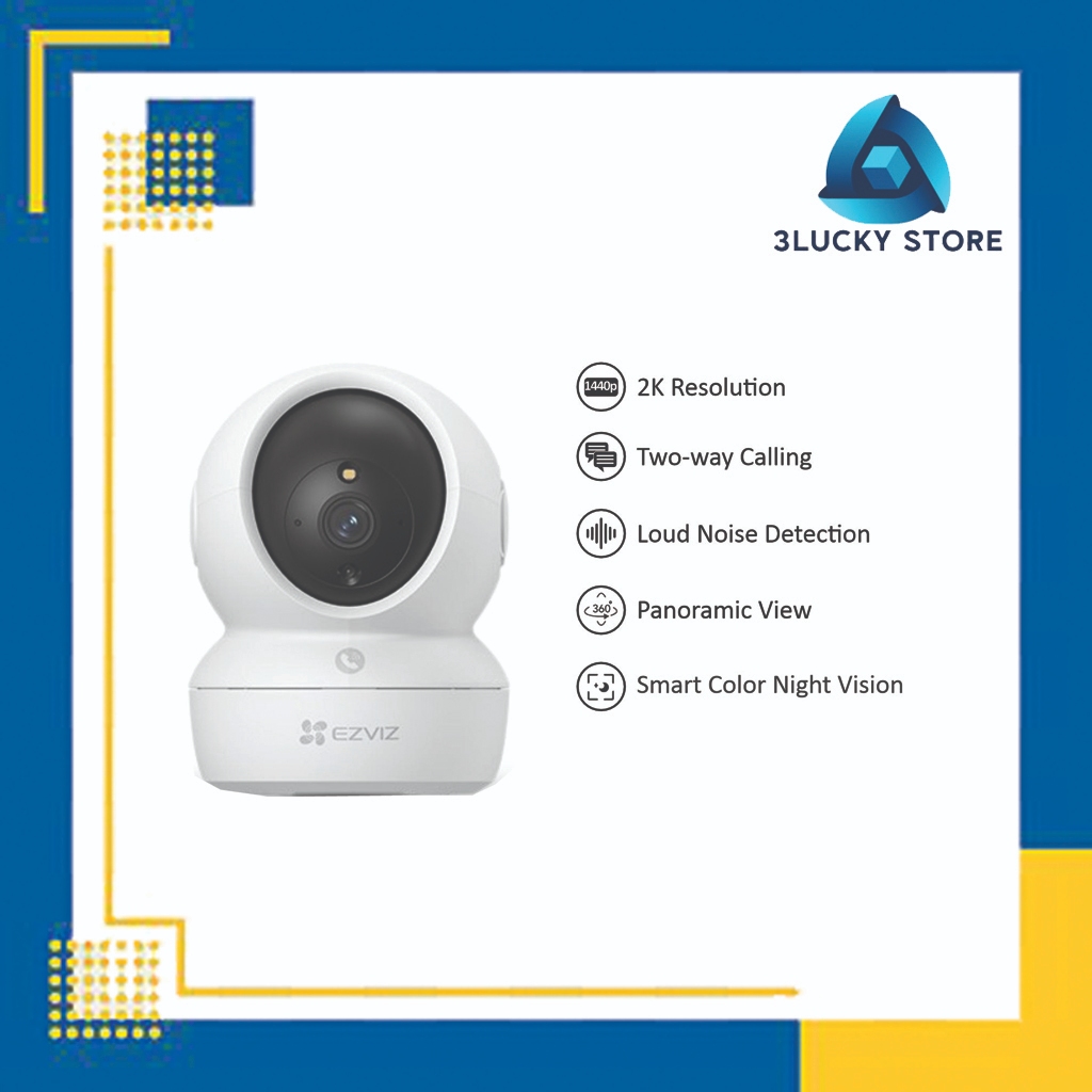 EZVIZ H6C PRO 2K 3MP Smart Wifi Pan Tilt IP Camera กล้องวงจรปิดในร่ม
