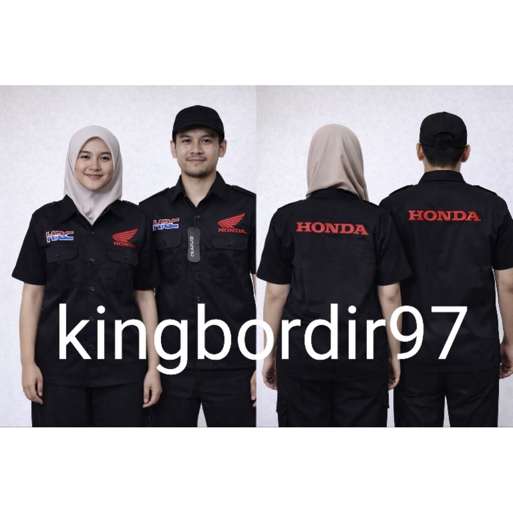 KEMEJA เสื้อ Honda HRC/เสื้อตัวแทนจําหน่าย pull Honda HRC เย็บปักถักร้อย