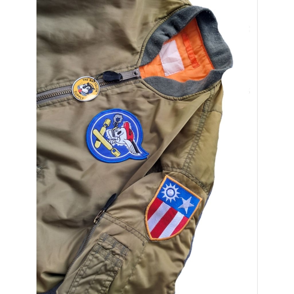 เสื้อแจ็คเก็ตเที่ยวบิน MA1 us airforce repro ww2 bomber