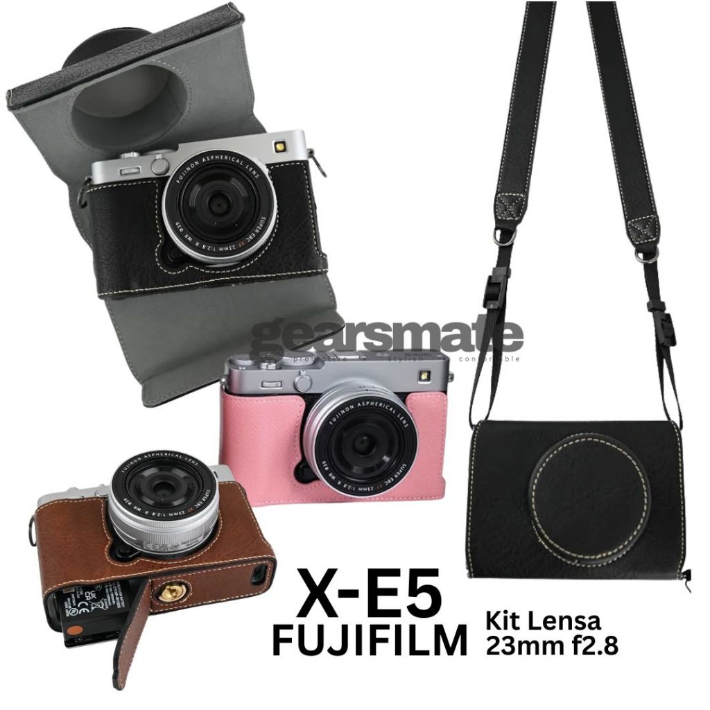 ปกหนัง Fujifilm XE5 Fuji X-E5 เคสหนังพรีเมี่ยม