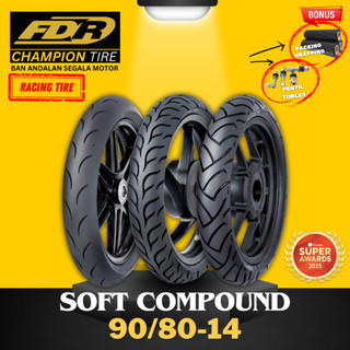 [READY COD] BAN FDR SOFT COMP SPORT MP27 MP76 90/80-14 / BAN RACING FDR MP 27 TUBLES / SOFT COMPOUND MP 76 / KJ RTX5 / DRC II / ASPIRA RS01 / SPORTIVO 2 / TM300 / R46