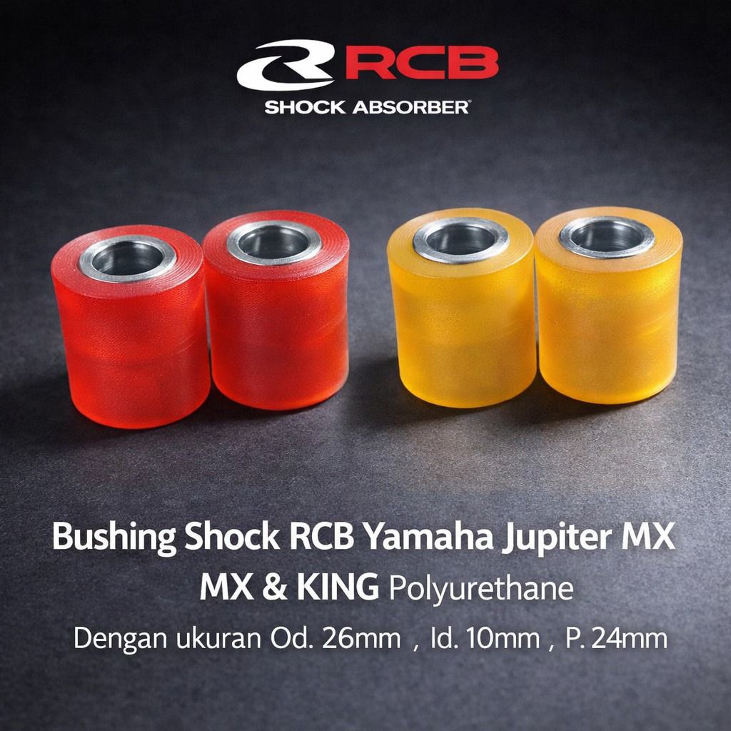 RCB Shock Bushing Yamaha Jupiter MX - MX KING บูชโพลียูรีเทนแบบกําหนดเอง ขนาด 26x10x24