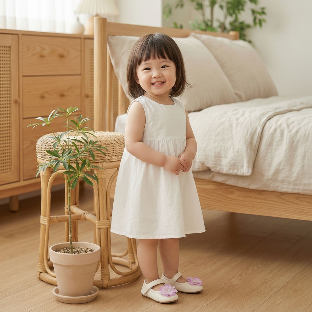 Tamagoo Sofia Series Prewalker & Walker Baby Party Shoes - กันลื่น / ยืดหยุ่น / ดอกไม้