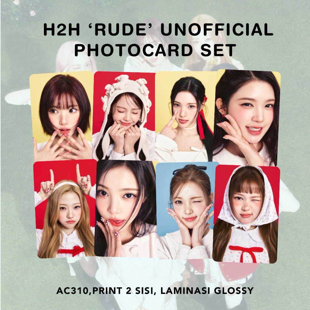 [SET] HEART2HEARTS BOUND Unofficial Photocard Set Carmen Jiwoo Yuha Stella Juun A-na Ye-On Ian H2H