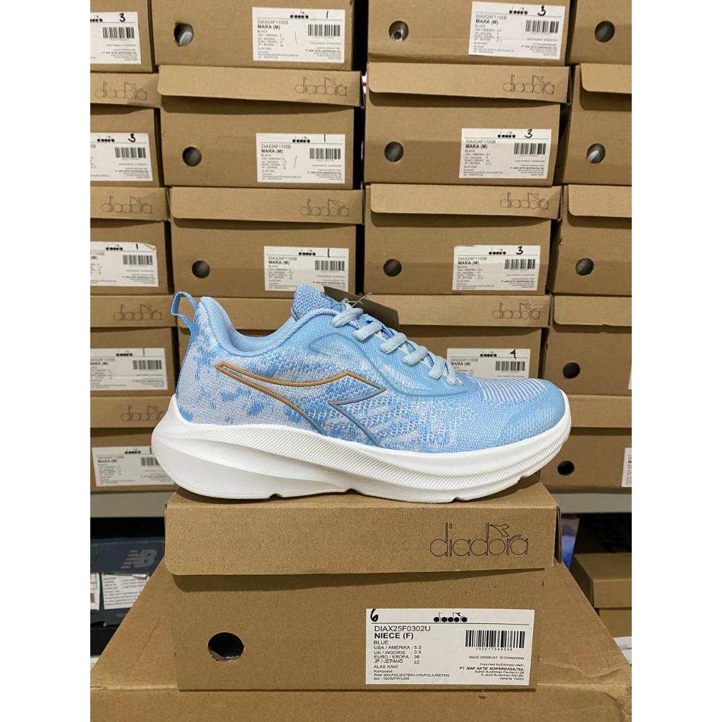 Diadora Niece Blue รองเท้าผู้หญิงต้นฉบับ