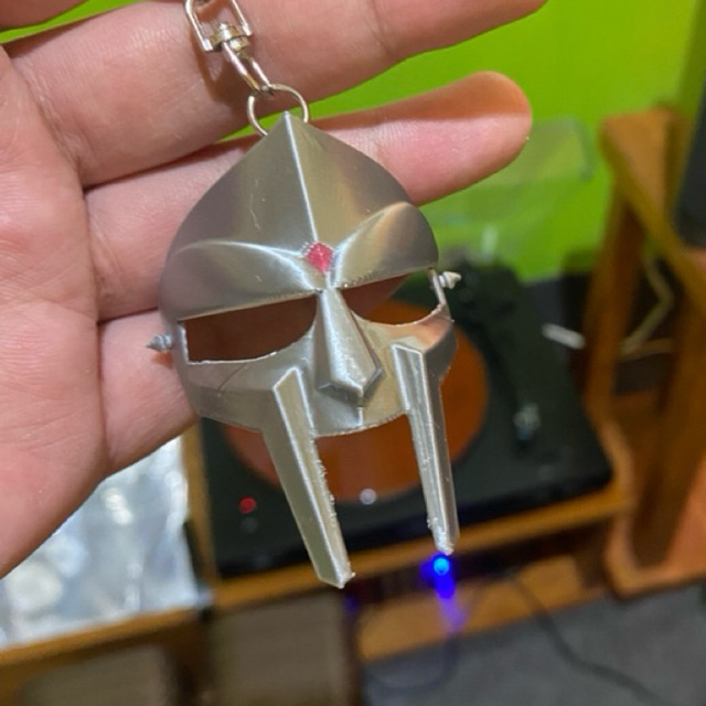 พวงกุญแจหน้ากาก MF Doom พิมพ์ 3 มิติ