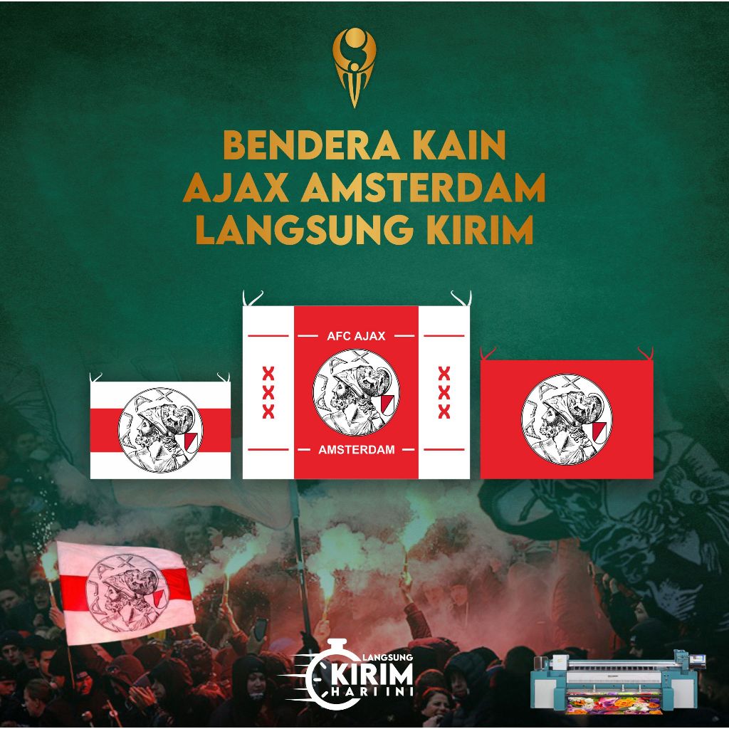 AJAX AMSTERDAM CLOTH FLOG DIRECT SHIPPRO