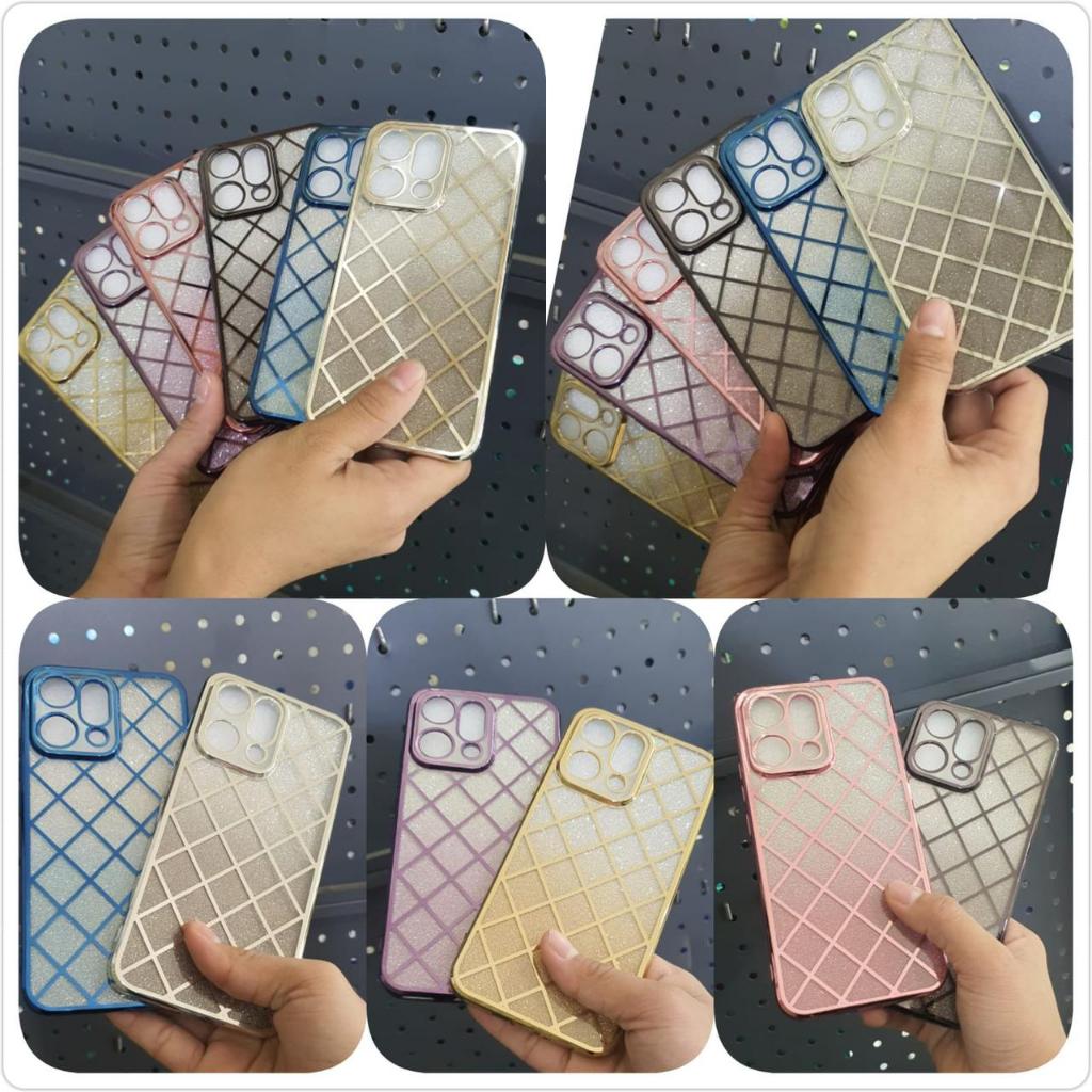 LUXURY OCTAGON NET SOFCASE IPHONE 17 PRO 17 PROMAX
