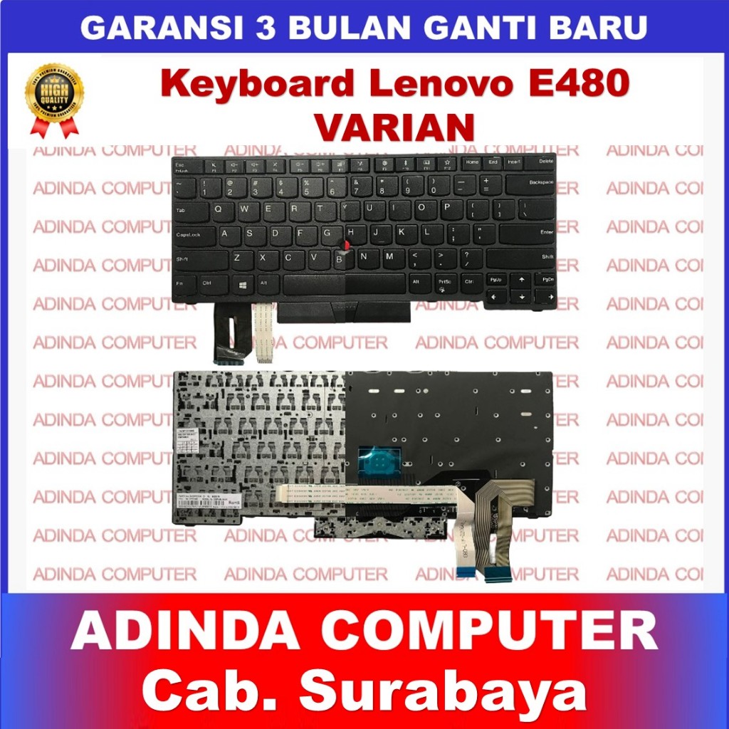 แป้นพิมพ์ Lenovo ThinkPad E480 L490 P43S R480 R480S T480S T490 T490S