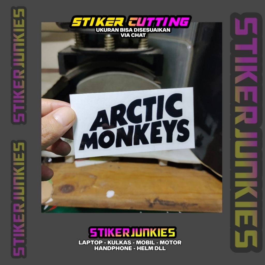 ARCTIC MONKEYS สติ๊กเกอร์ตัดโลโก้