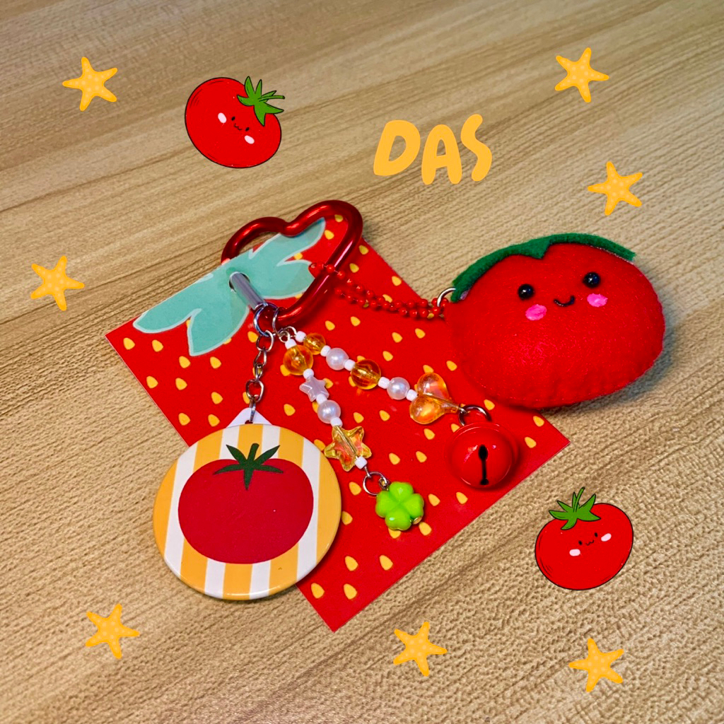 DAS TOMATO BAG CHARMS KEYCHAIN