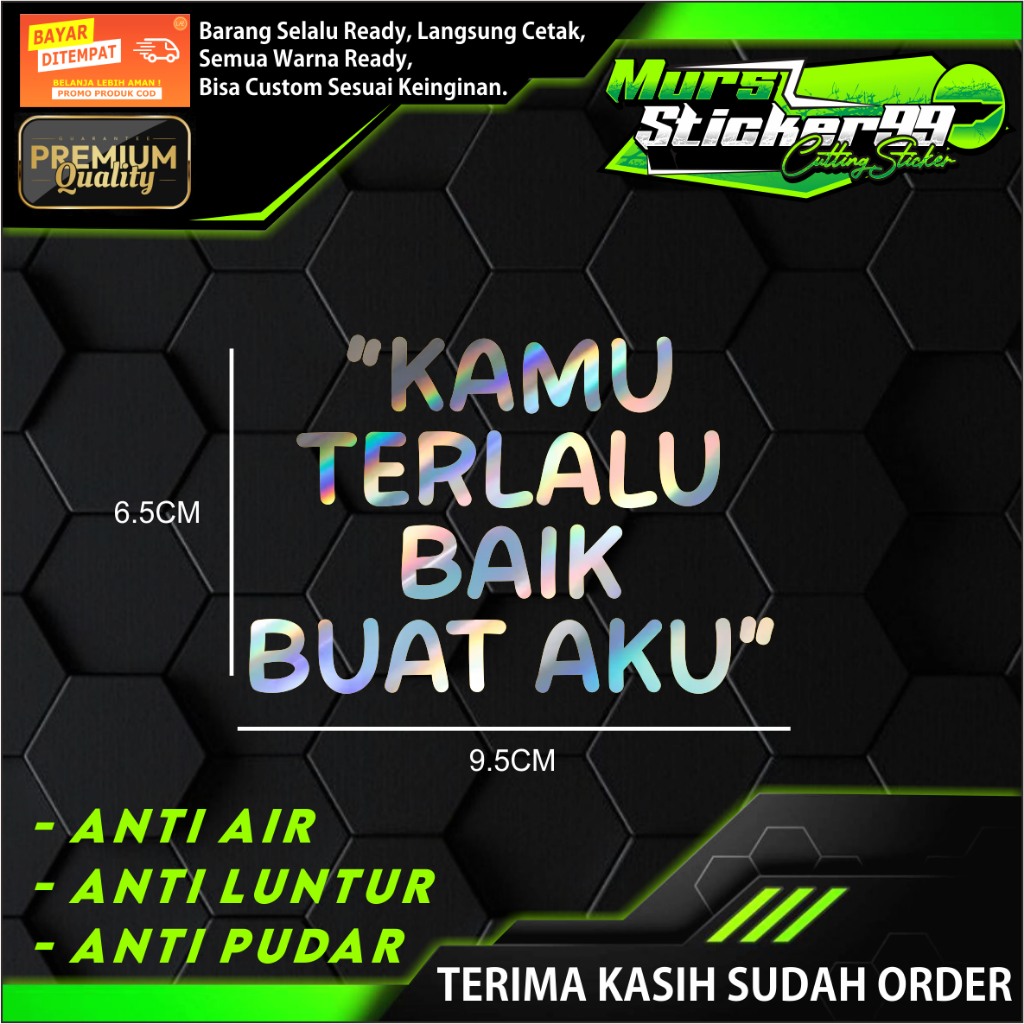 สติ๊กเกอร์ YOU JOKE GOOD FOR ME เหมาะสําหรับรถจักรยานยนต์ รถยนต์ และอื่นๆ