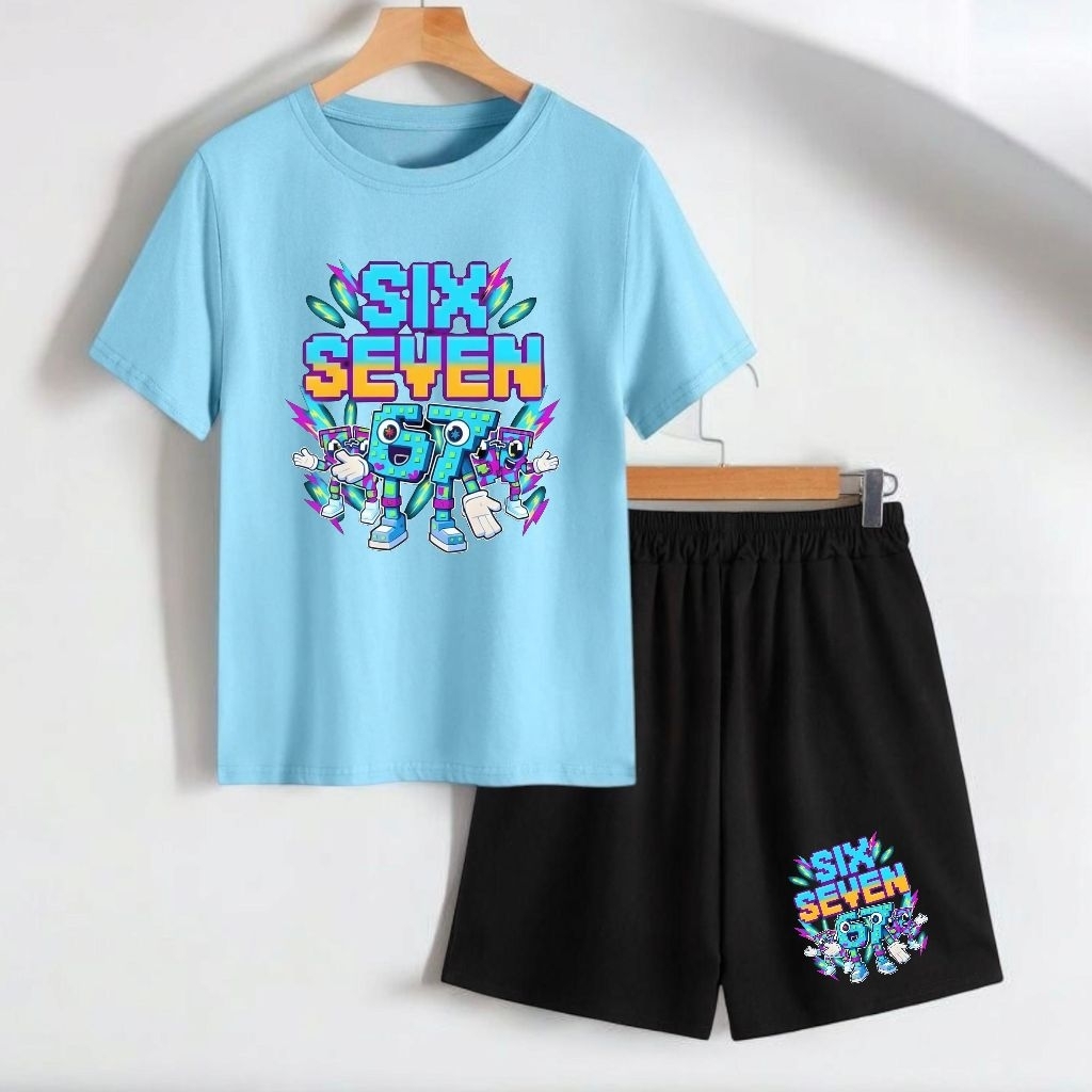 ROBLOX SIX SEVEN KIDS SUIT FOR AGES 2-9 ปี / SIX SEVEN KIDS ชุดเสื้อผ้าหนึ่งชุด