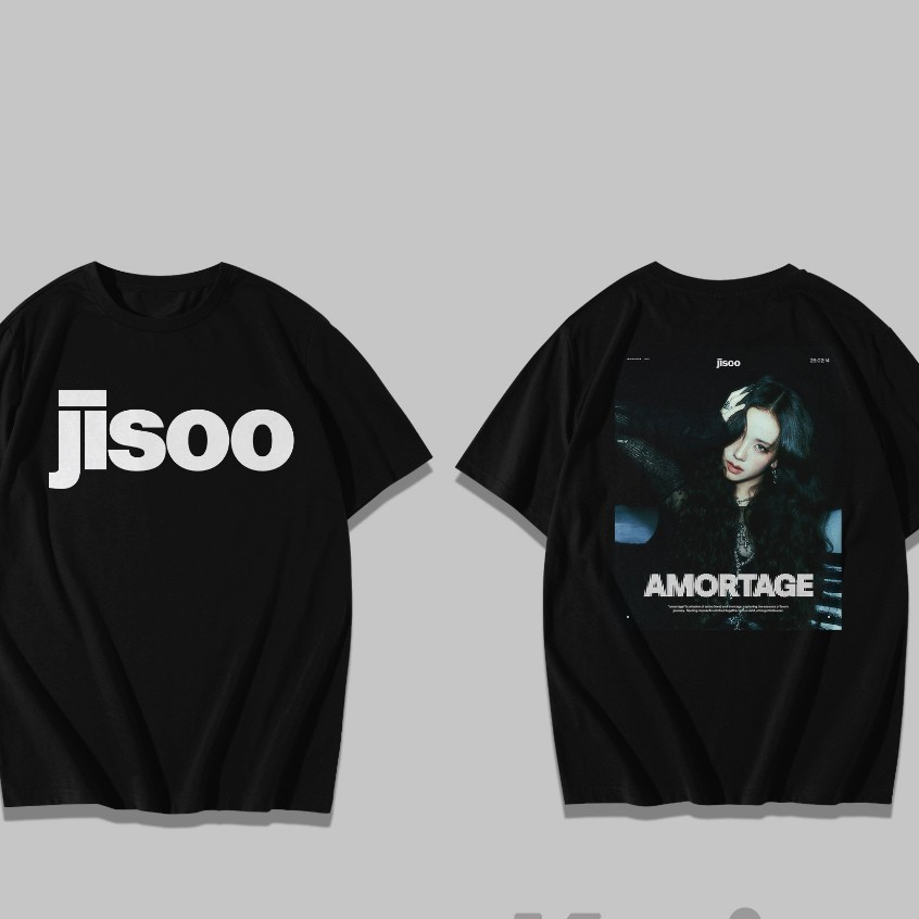 Blackpink เสื้อยืด Jisoo ชื่อดัง / เสื้อยืด Kim Jisoo / เสื้อยืด Pink Jisoo / เสื้อยืด Fansmerch Kpo