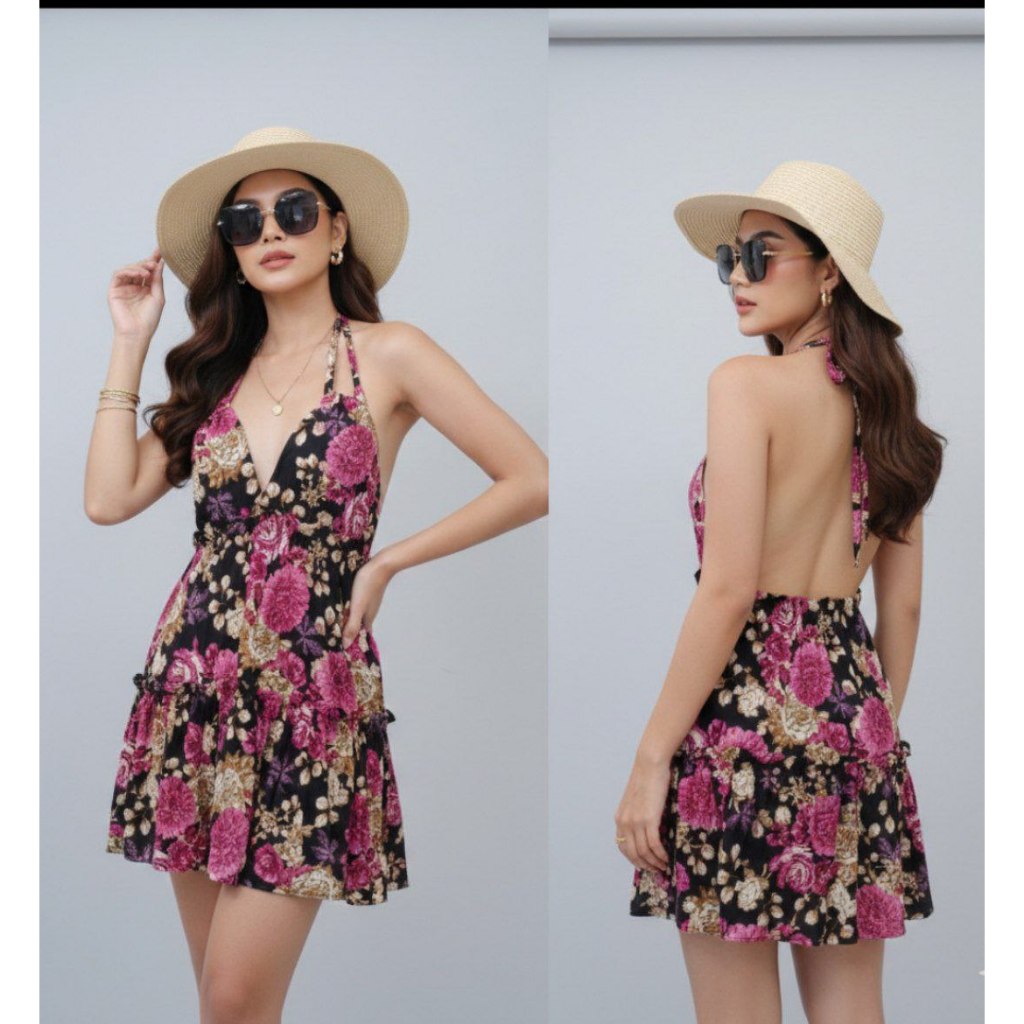 MALIKA CASUAL SHORT DRESS DML001/ DML002/ DML003/ DML004/ DML005/ DML006