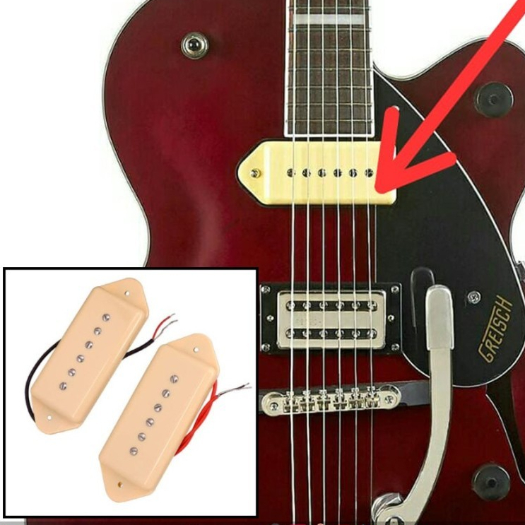 Pickup Guitar Soap Bar P90 Dog Ear Ivory