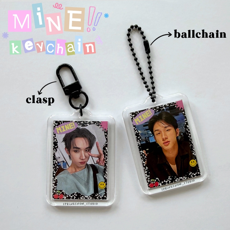 GANTUNGAN [READY] Thai Actor "MINE" พวงกุญแจอะคริลิค / พวงกุญแจอะคริลิคไทย LYKN GMMTV Bag Charm LYKN