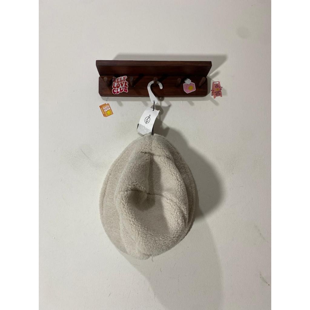 STRADIVARIUS FAUX FUR BUCKET HAT