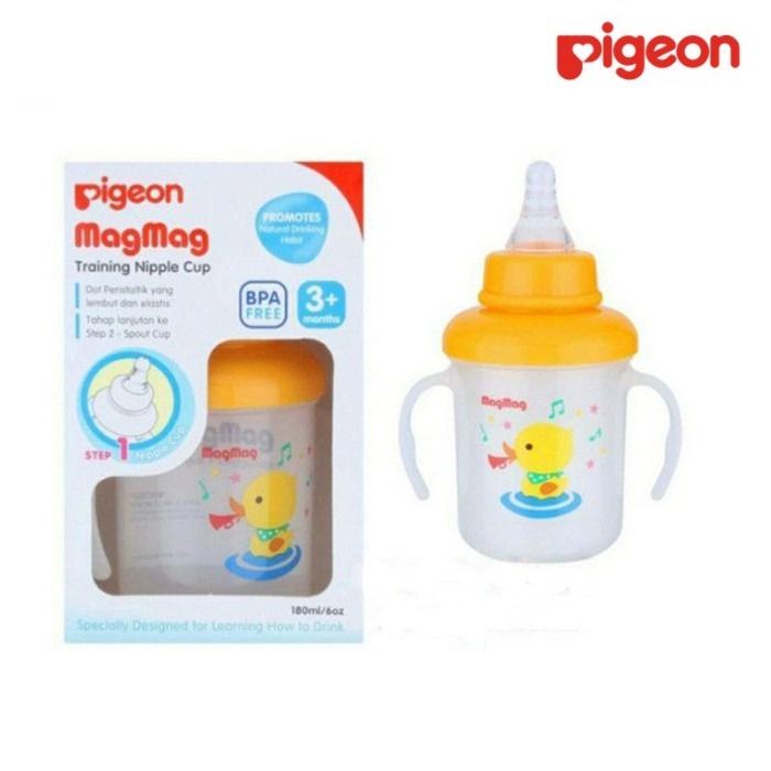 ขวดนมจุกนมฝึกหัด Pigeon magmag