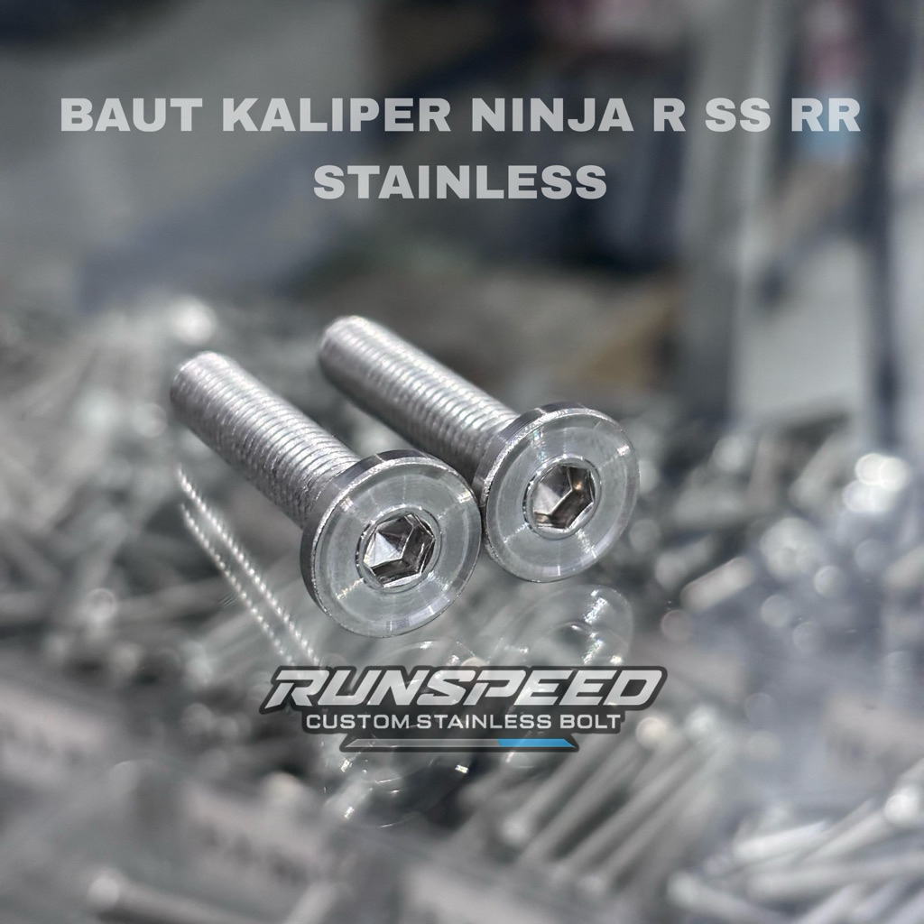 L-BOLT SLIM CALIPER NINJA R SS RR STAINLESS CUSTOM LATHE SLIM รุ่น
