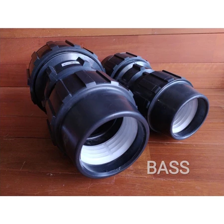 HDPE ลด 75mm x 63mm (2-1/2 x 2 นิ้ว) ช่องเสียบการเชื่อมต่อท่อ HDPE