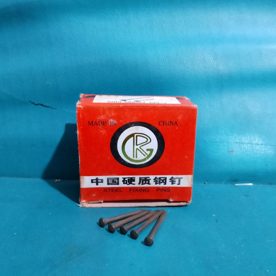 (Min 5) ตะปูคอนกรีตสีดํา 25 มม. 1" RRT Wall 2.0 x 25 มม. 1 นิ้วหมุดยึดเหล็ก 1 นิ้ว 1In