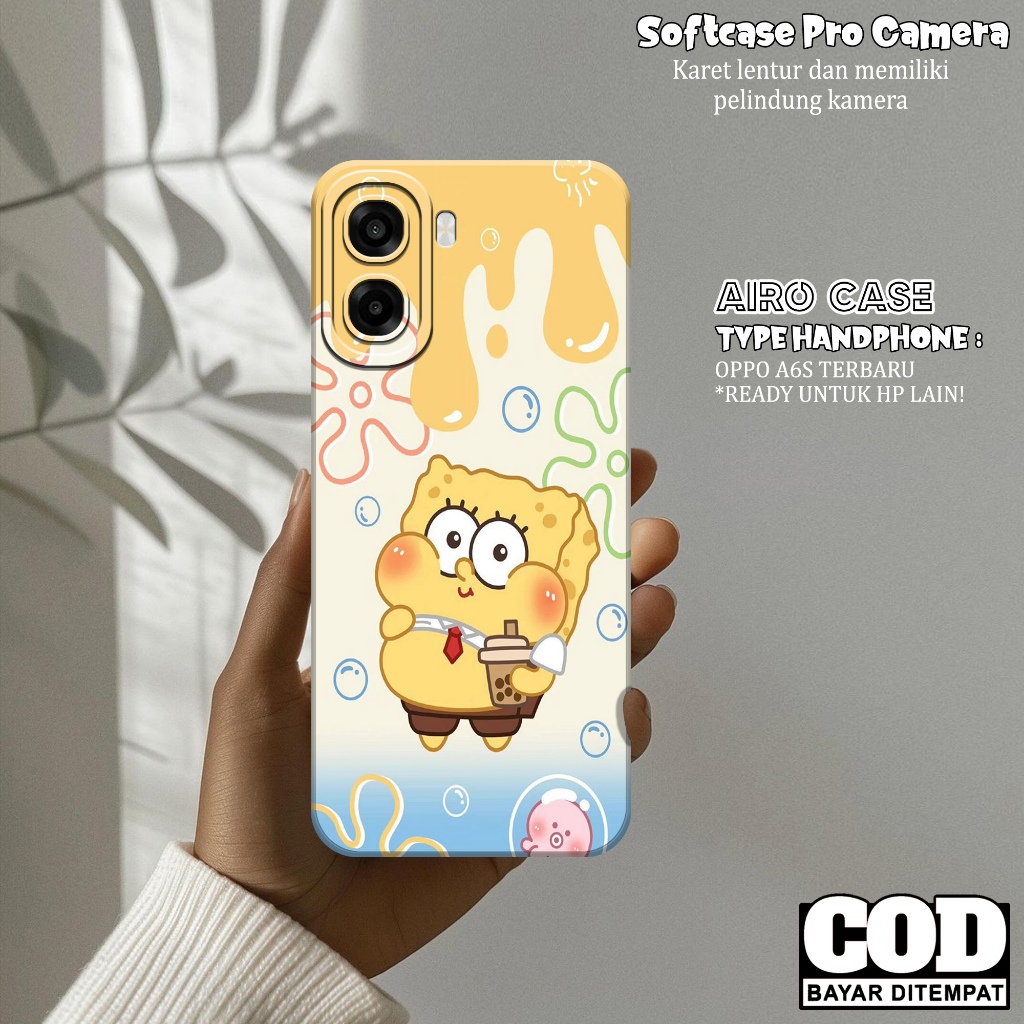 เคส Oppo A6S ล่าสุด - เคส Oppo A6S Softcase - เคสแฟชั่นการ์ตูน - เคส Oppo A6S - เคส Pro Camera Softc