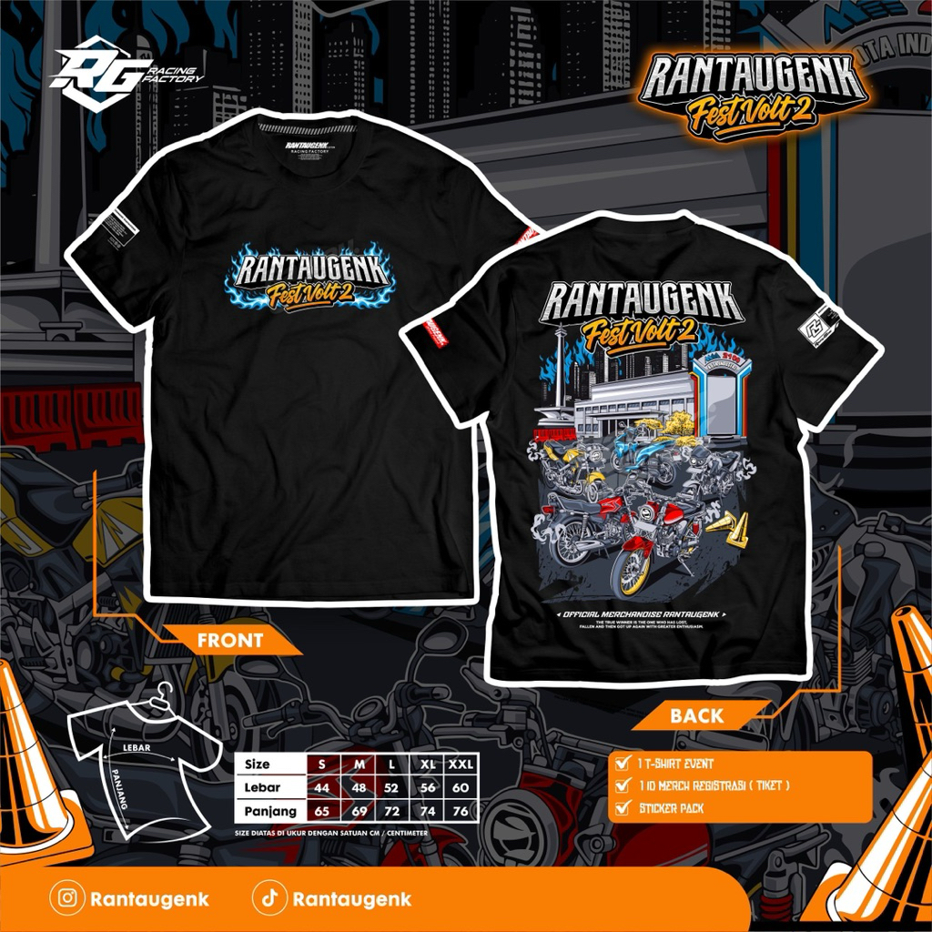 เสื้อยืด Rantaugenk fest volt.2 รวมตั๋วกิจกรรม