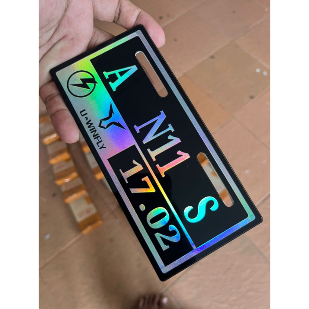 Uwinfly ไฟฟ้าจักรยานที่กําหนดเองชื่อแผ่น