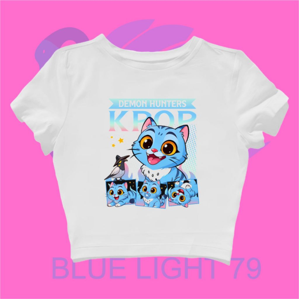 CROP TOP GROUP BAND KPOP DEMON HUNTERS | BABY TEE DEMON HUNTERS BAND KPOP| เสื้อยืดครอป | GRUNGE GRU